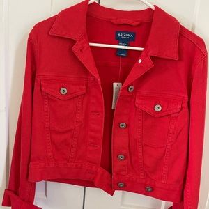 Red Jean Jacket